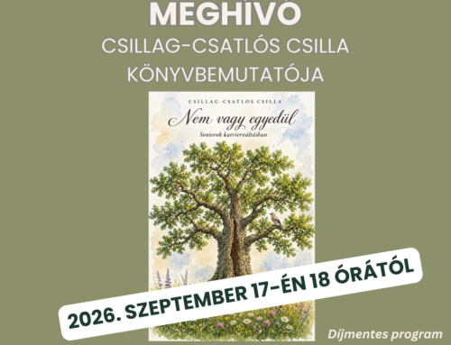 Könyvbemutató – Csillag-Csatlós Csilla: Nem vagy egedül 2026.09.17. (díjmentes)