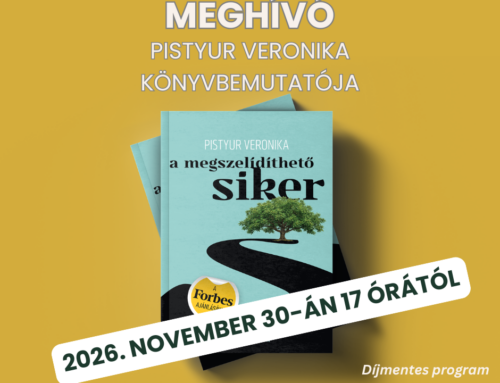 Könyvbemutató – Pistyur Veronika: a megszelídíthető SIKER 2026.11.30.